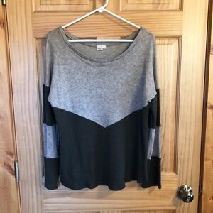 Gray and Green Sweater